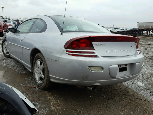 4B3AG42G72E154308 - 2002 DODGE STRATUS SE SILVER photo 3