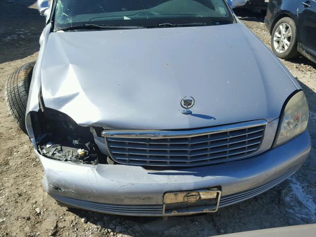 1G6KD57Y65U142264 - 2005 CADILLAC DEVILLE SILVER photo 7