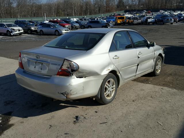 4T1BE32K34U323947 - 2004 TOYOTA CAMRY LE SILVER photo 4