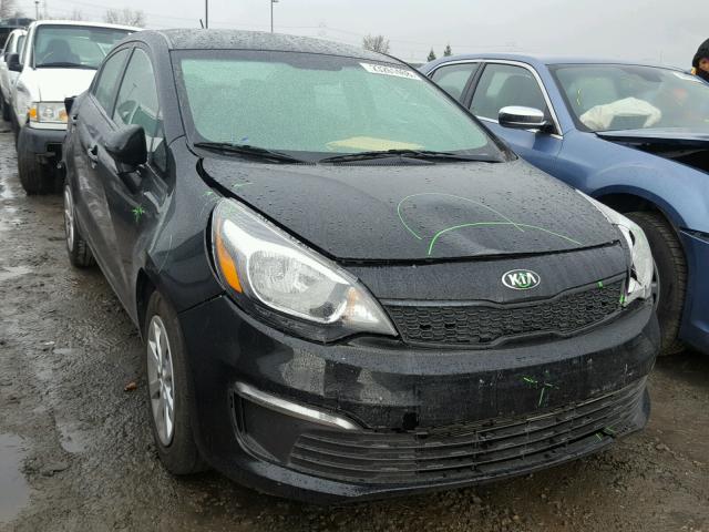 KNADM4A36H6027537 - 2017 KIA RIO LX Սև լուսանկար 1