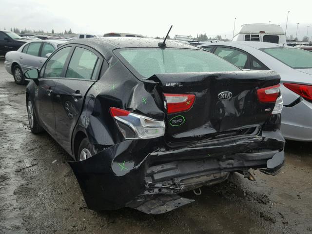 KNADM4A36H6027537 - 2017 KIA RIO LX Սև լուսանկար 3