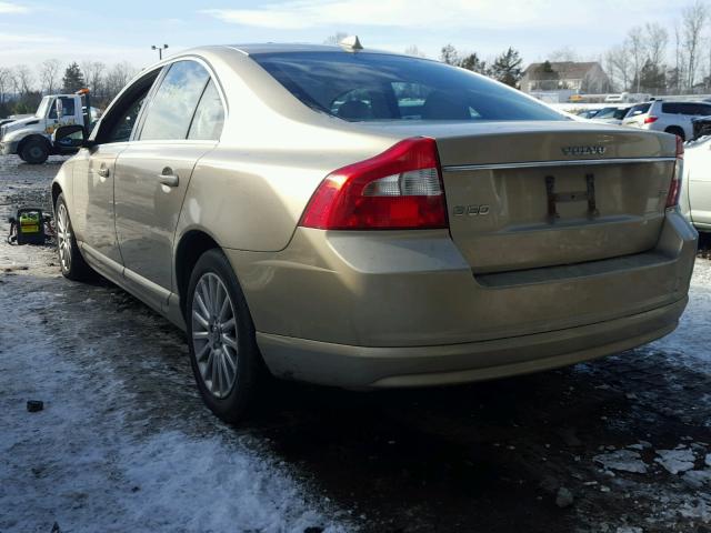 YV1AS982971025048 - 2007 VOLVO S80 3.2 BEIGE photo 3