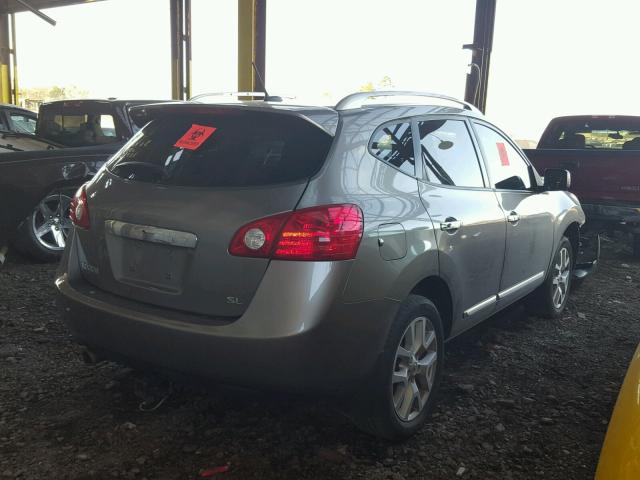 JN8AS5MT9CW269376 - 2012 NISSAN ROGUE S GRAY photo 4