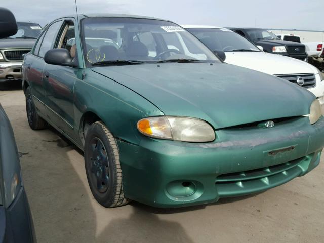 KMHVF24N6WU505284 - 1998 HYUNDAI ACCENT GL GREEN photo 1