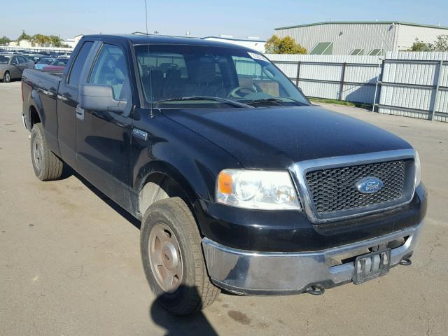 1FTPX14557KC42349 - 2007 FORD F150 BLACK photo 1