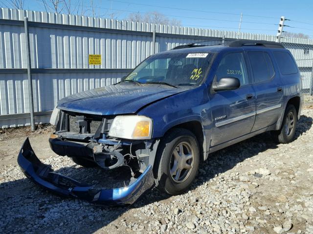 1GKET16S666118916 - 2006 GMC ENVOY XL BLUE photo 2