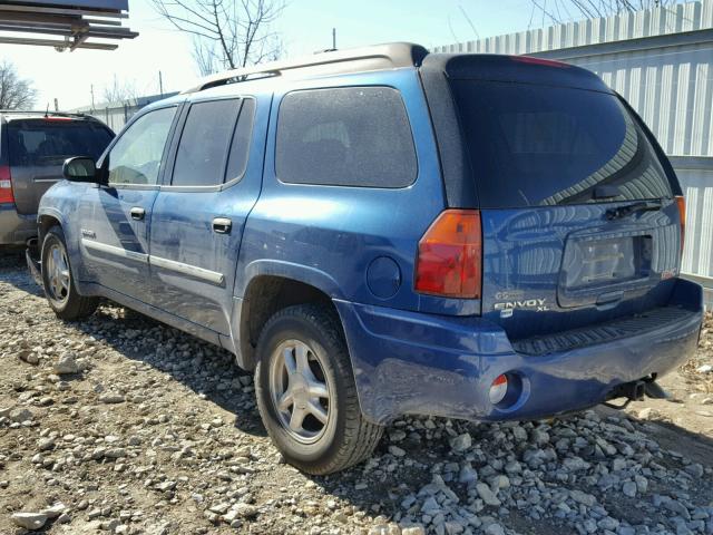 1GKET16S666118916 - 2006 GMC ENVOY XL BLUE photo 3