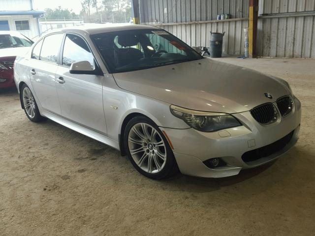 WBANU5C52AC364948 - 2010 BMW 528 I SILVER photo 1