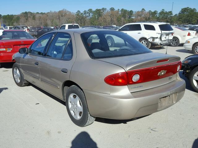 1G1JC52F057117093 - 2005 CHEVROLET CAVALIER BEIGE photo 3