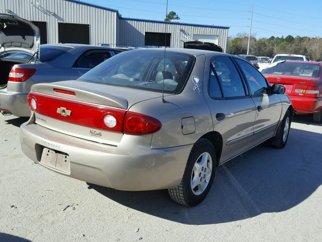 1G1JC52F057117093 - 2005 CHEVROLET CAVALIER BEIGE photo 4