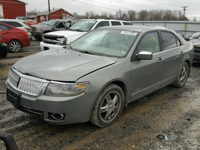 3LNHM28T18R642039 - 2008 LINCOLN MKZ GREEN photo 2