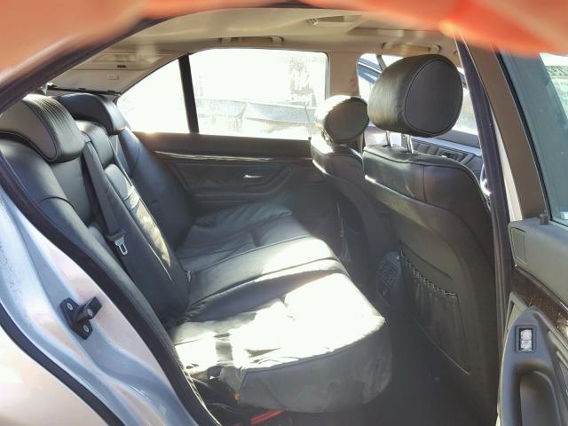 WBAGG83411DN89123 - 2001 BMW 740 I AUTO SILVER photo 6