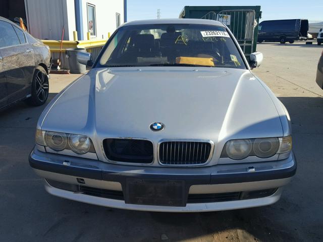 WBAGG83411DN89123 - 2001 BMW 740 I AUTO SILVER photo 7