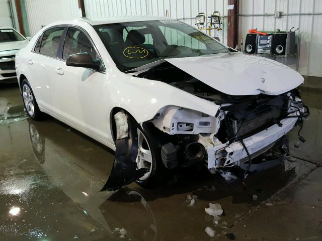 1G1ZA5EU6BF358337 - 2011 CHEVROLET MALIBU LS WHITE photo 1