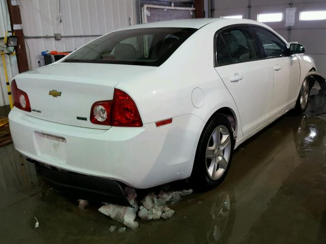 1G1ZA5EU6BF358337 - 2011 CHEVROLET MALIBU LS WHITE photo 4