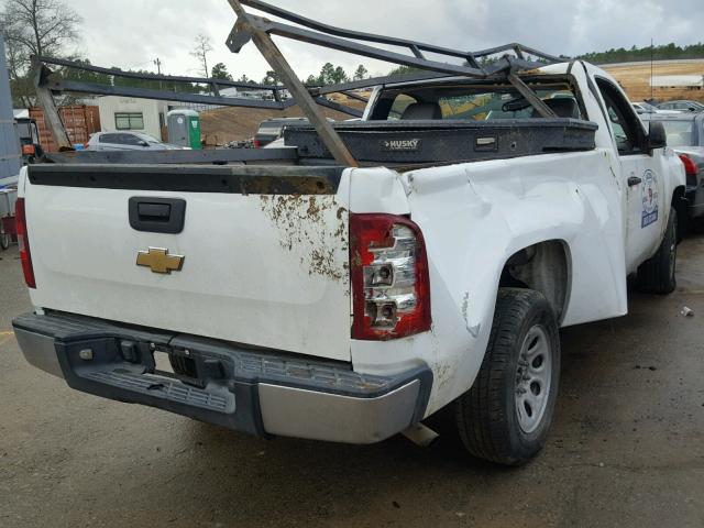 1GCEC14X78Z172477 - 2008 CHEVROLET SILVERADO WHITE photo 4