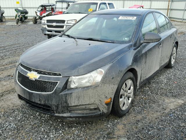 1G1PA5SG8E7255487 - 2014 CHEVROLET CRUZE LS BLACK photo 2