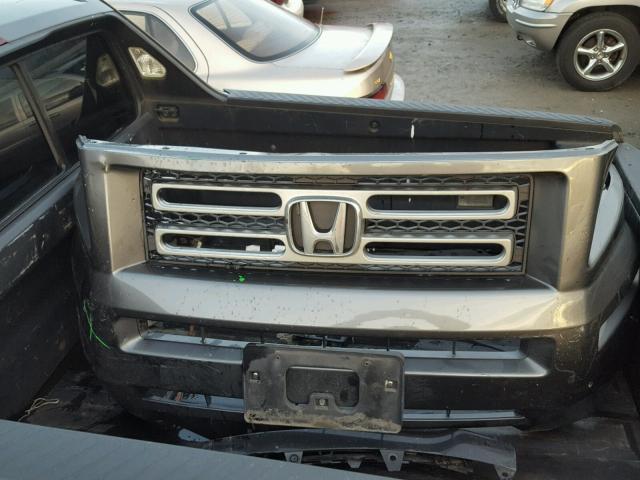 2HJYK16427H534776 - 2007 HONDA RIDGELINE GRAY photo 9