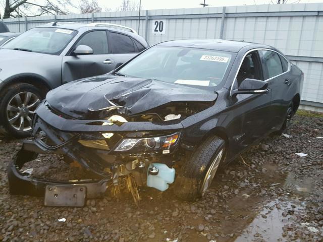 2G1105S33H9186880 - 2017 CHEVROLET IMPALA LT BLACK photo 2