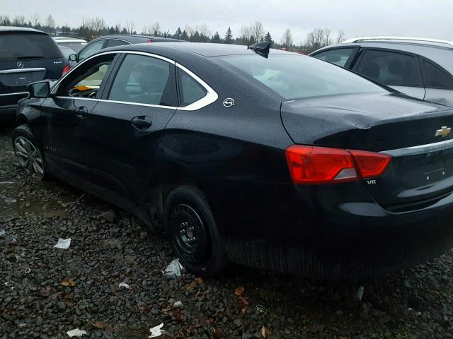 2G1105S33H9186880 - 2017 CHEVROLET IMPALA LT BLACK photo 3