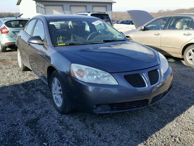 1G2ZG558664252484 - 2006 PONTIAC G6 SE1 GRAY photo 1