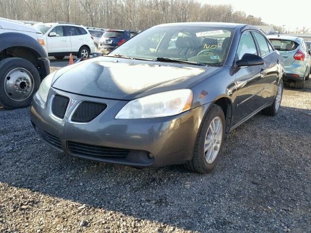 1G2ZG558664252484 - 2006 PONTIAC G6 SE1 GRAY photo 2