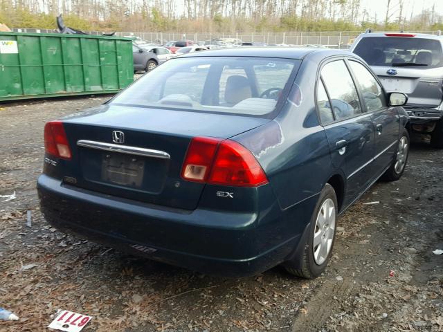 1HGES26722L008250 - 2002 HONDA CIVIC EX GRAY photo 4