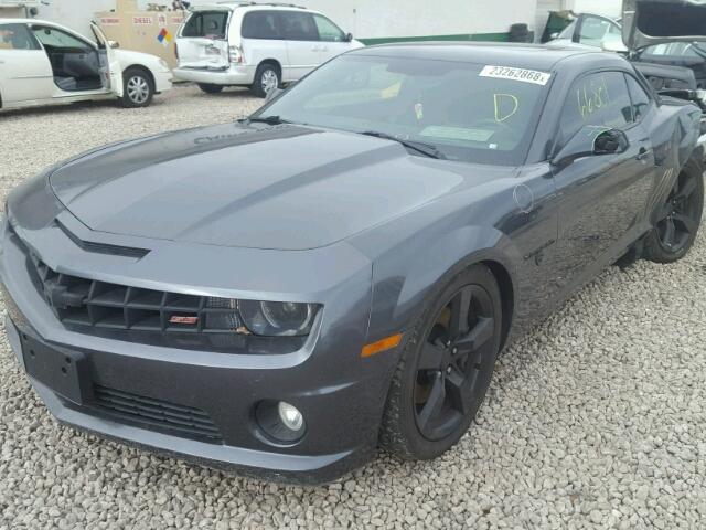 2G1FK1EJ2B9141388 - 2011 CHEVROLET CAMARO 2SS CHARCOAL photo 2