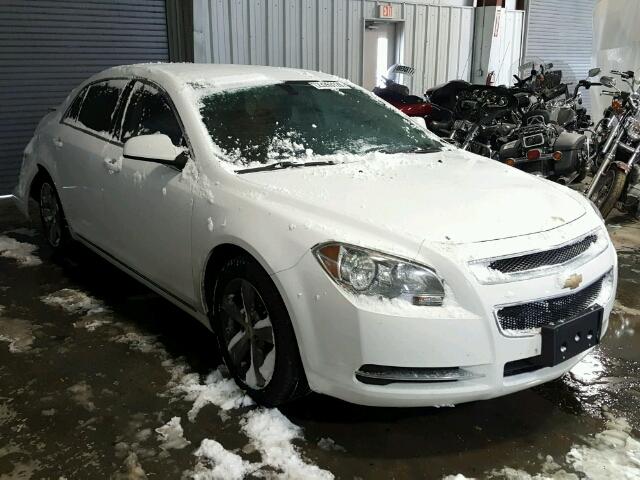 1G1ZC5E14BF362595 - 2011 CHEVROLET MALIBU 1LT WHITE photo 1