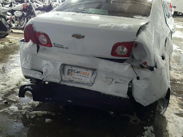 1G1ZC5E14BF362595 - 2011 CHEVROLET MALIBU 1LT 白色 照片 9