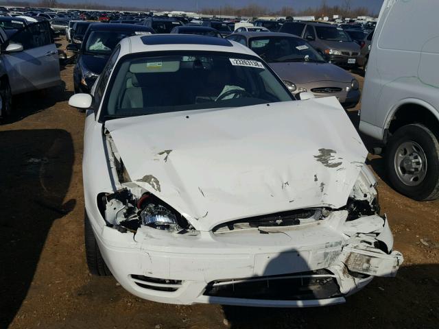 1FAFP56U77A196509 - 2007 FORD TAURUS SEL WHITE photo 9