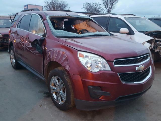 2CNALDEW0A6217603 - 2010 CHEVROLET EQUINOX LT BURGUNDY photo 1