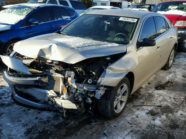 1G11B5SL8EF149563 - 2014 CHEVROLET MALIBU LS TAN photo 2