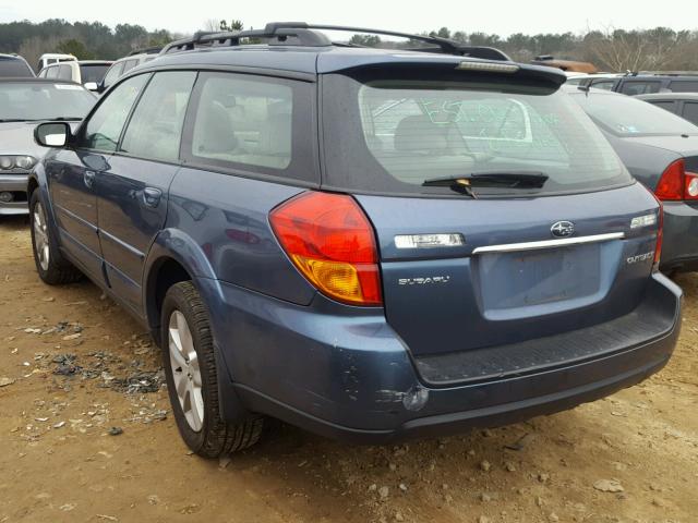 4S4BP67C664349586 - 2006 SUBARU LEGACY OUT BLUE photo 3