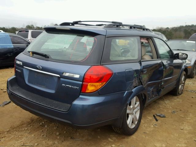 4S4BP67C664349586 - 2006 SUBARU LEGACY OUT BLUE photo 4