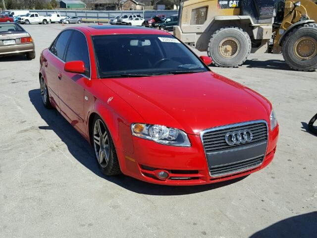 WAUAF78E96A054392 - 2006 AUDI A4 2 RED photo 1