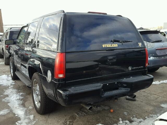 1GYEK13R2XR404403 - 1999 CADILLAC ESCALADE BLACK photo 3