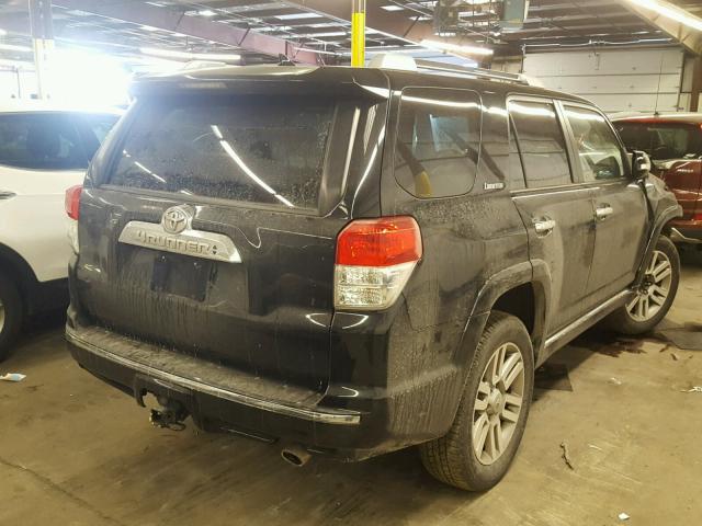 JTEBU5JR0A5027853 - 2010 TOYOTA 4RUNNER SR BLACK photo 4