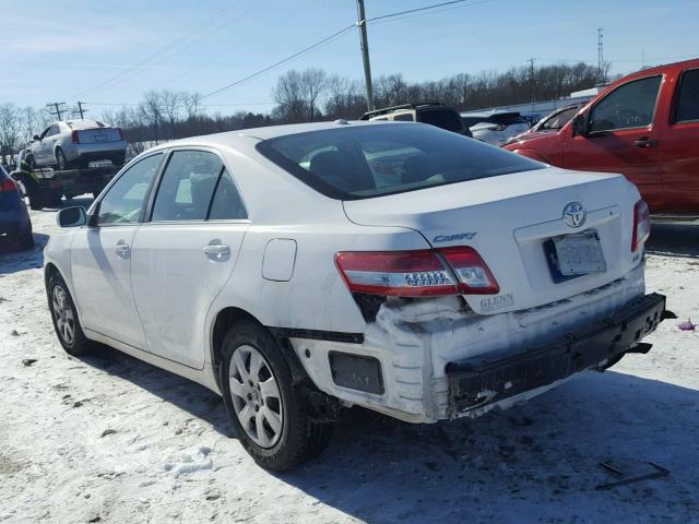 4T4BF3EK5BR211243 - 2011 TOYOTA CAMRY BASE WHITE photo 3