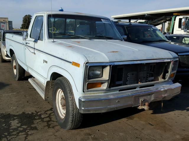 1FTHF25L2EPA11094 - 1984 FORD F250 BLUE photo 1