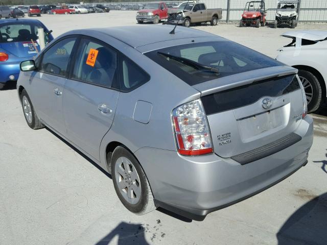 JTDKB20U977677986 - 2007 TOYOTA PRIUS SILVER photo 3