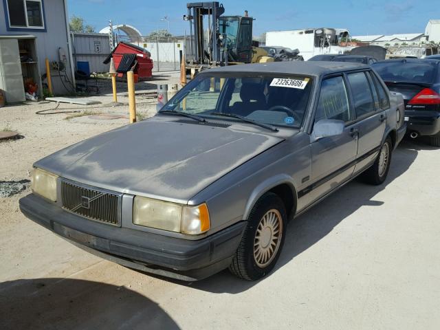 YV1JS8316R1160404 - 1994 VOLVO 940 GRAY photo 2