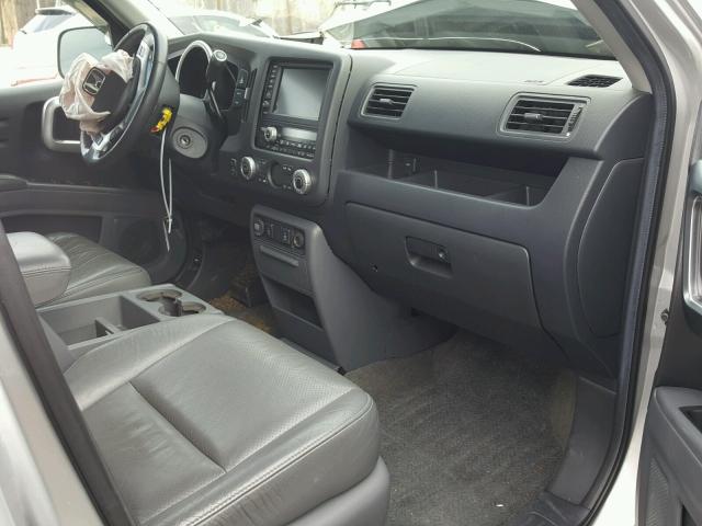 2HJYK16538H531458 - 2008 HONDA RIDGELINE SILVER photo 5