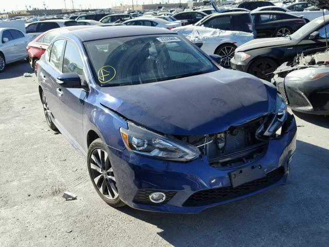 3N1CB7AP7HY304832 - 2017 NISSAN SENTRA SR BLUE photo 1