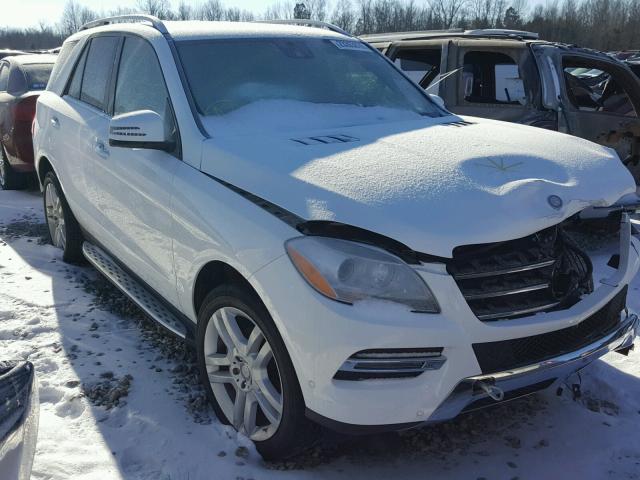 4JGDA5JB0FA507703 - 2015 MERCEDES-BENZ ML 350 WHITE photo 1