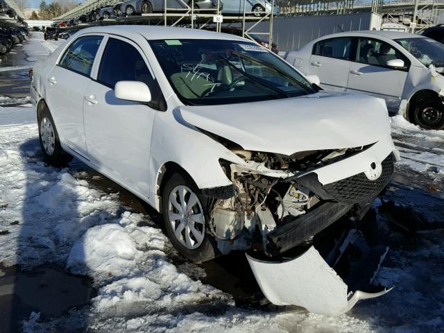 2T1BU4EE5AC492749 - 2010 TOYOTA COROLLA BA WHITE photo 1