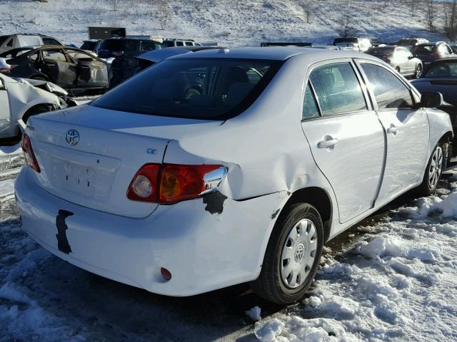 2T1BU4EE5AC492749 - 2010 TOYOTA COROLLA BA WHITE photo 4