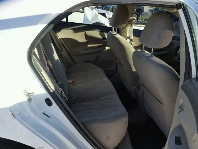 2T1BU4EE5AC492749 - 2010 TOYOTA COROLLA BA WHITE photo 6