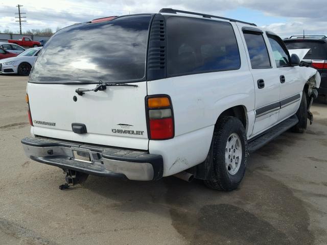 3GNFK16Z84G205753 - 2004 CHEVROLET SUBURBAN K WHITE photo 4