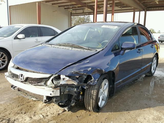 19XFA1F65AE078288 - 2010 HONDA CIVIC BLUE photo 2